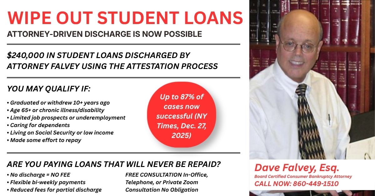 We wipe out student loan debts in Bankruptcy We wipe out student loan debts in Bankruptcy